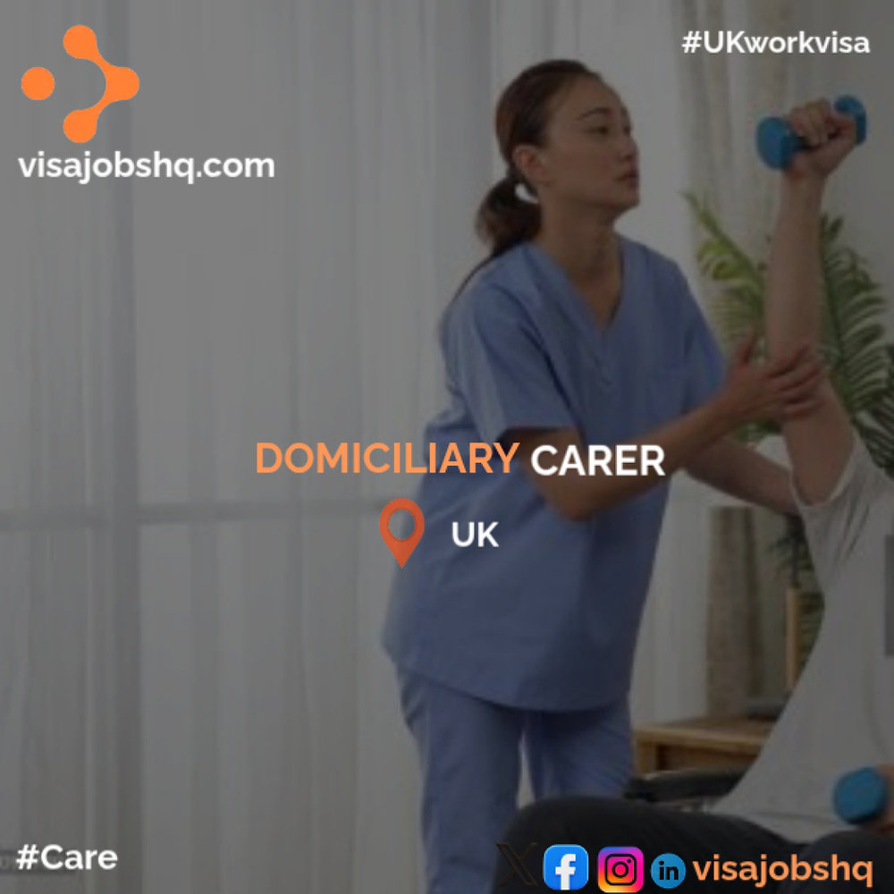 Dominic Care Domiciliary Care Within UK with visa sponsorship provided