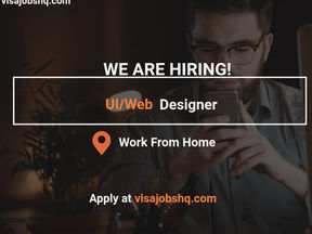 UI/Web Designer Urgently Needed, This is a Fully Remote Opportunity, Apply Now
