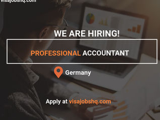 Professional Accountant needed in Berlin Germany, we can sponsor visas to Germany