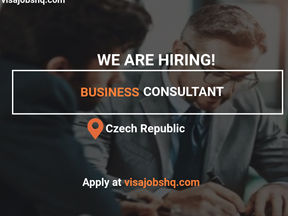 International Business Consultant, Work permit support for successful candidates joining us in the Czech Republic