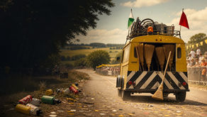 Het wiel is op de wagen