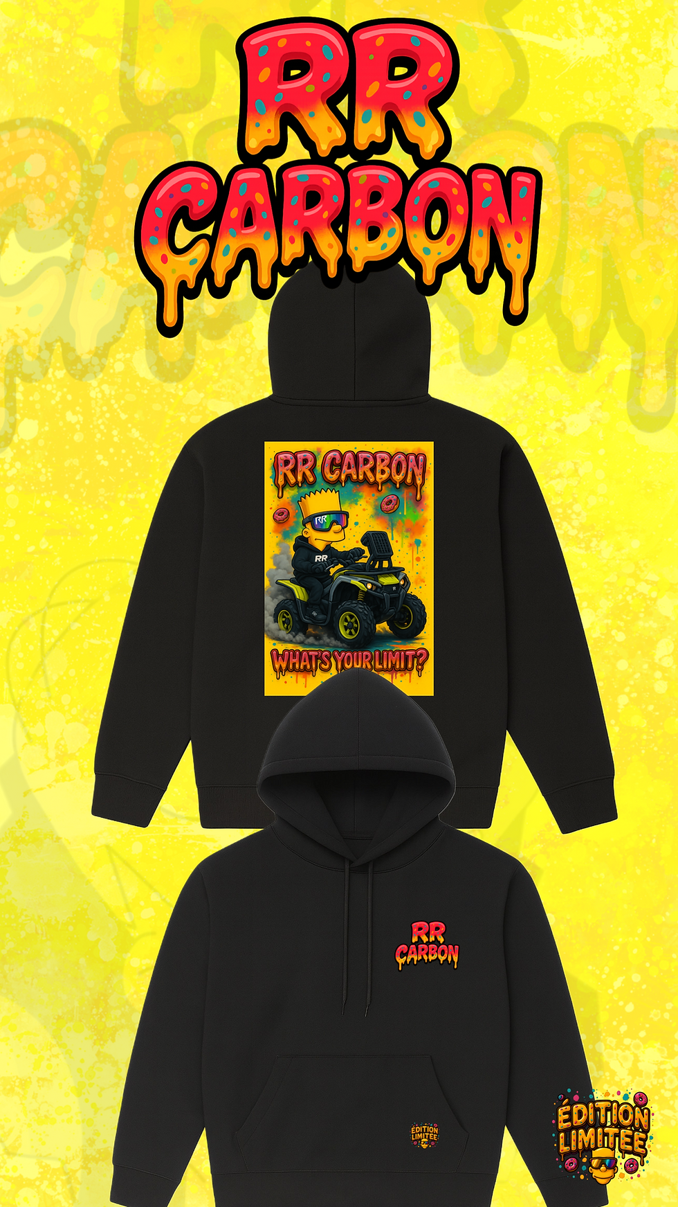 Miniature : HOODIE BLACK RR X SIMP’ZER