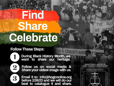 FIND. SHARE. CELEBRATE. #HOGC120