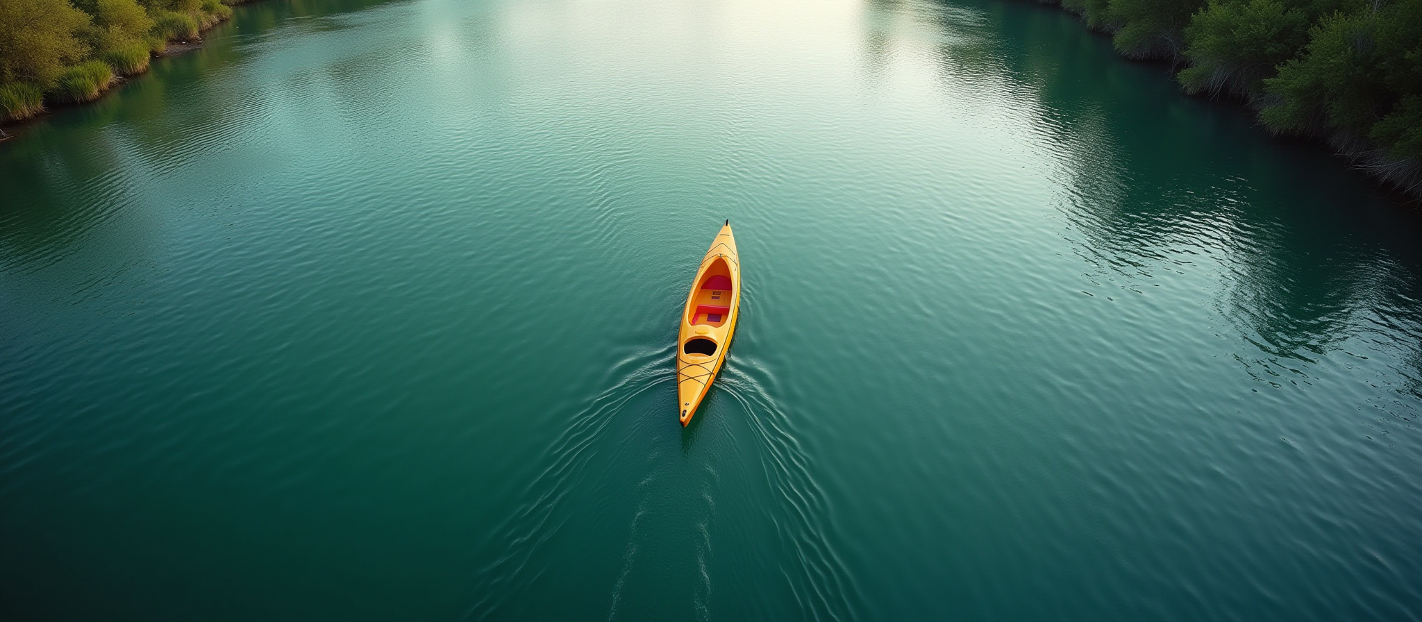 Image showing a kayak on a lake