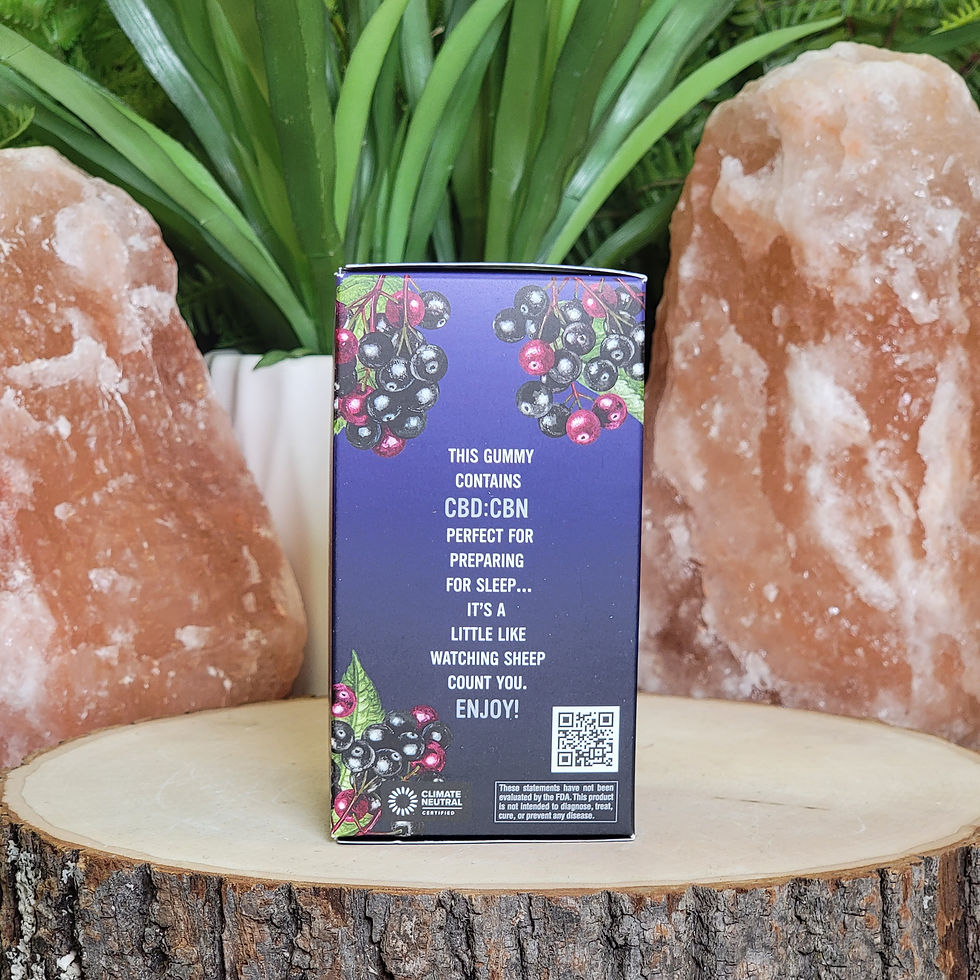 Thumbnail: 1200mg(40CT)Wyld Elderberry CBD+CBN Sleep Gummies