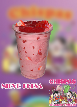 helado fresa