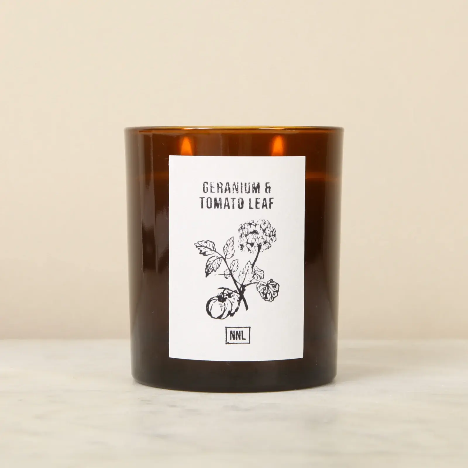 Geurkaars sojawas - Geranium & Tomato Leaf