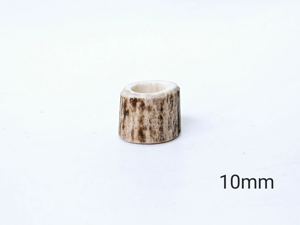 Thumbnail: Antler Bead  6mm 10mm, 14mm, 16mm