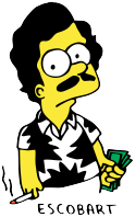 Escobart - The simpsons - Layered Vector - Digital File