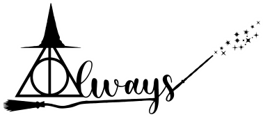 Harry Potter Always Emblem - Layered Vector - Digital Files