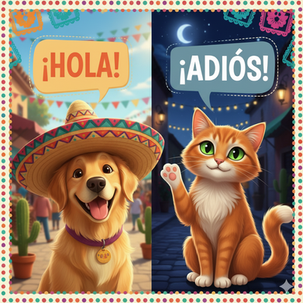 De 'Hola' a 'Adiós': Dominando los Saludos y Despedidas en Español (🇺🇸 From 'Hola' to 'Adiós': Mastering Greetings and Farewells in Spanish)