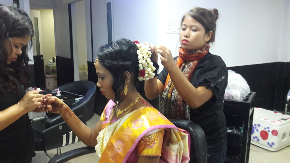 Bridal Makeup & Hair Do @ Hair STORY