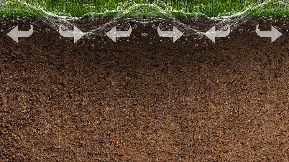 Circulation de l'eau souterraine avant l'installation du système GEPS®