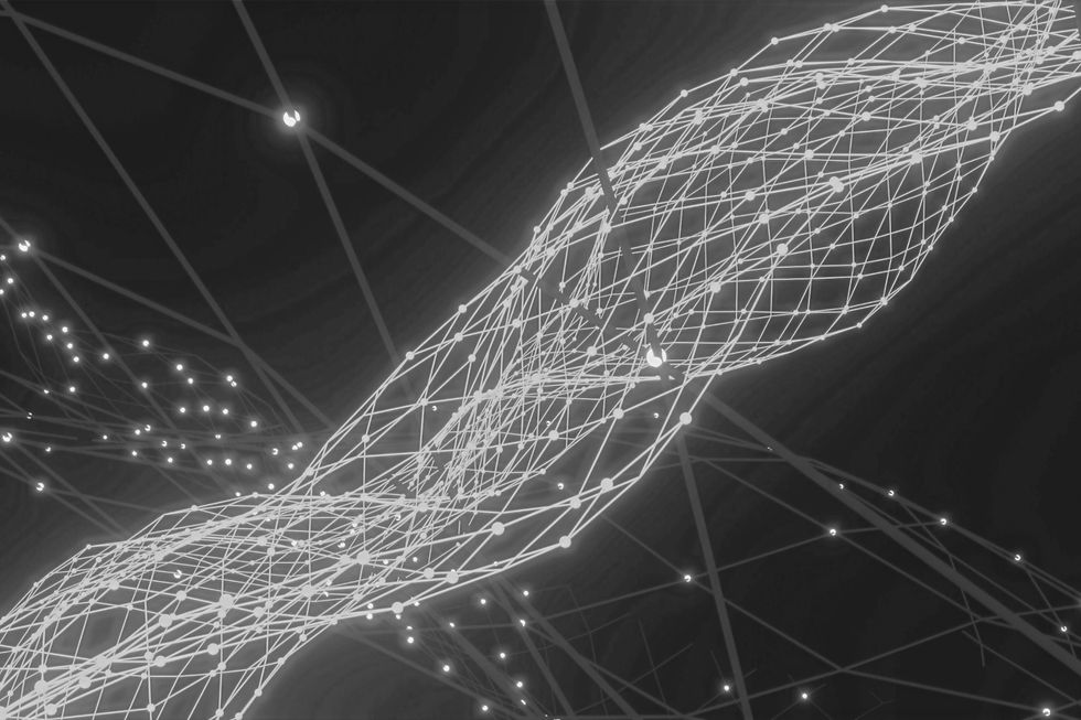 Connection of a large flow of data between two endpoints