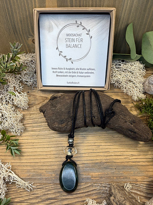 Miniaturbild: Moosachat (Stein für Balance)