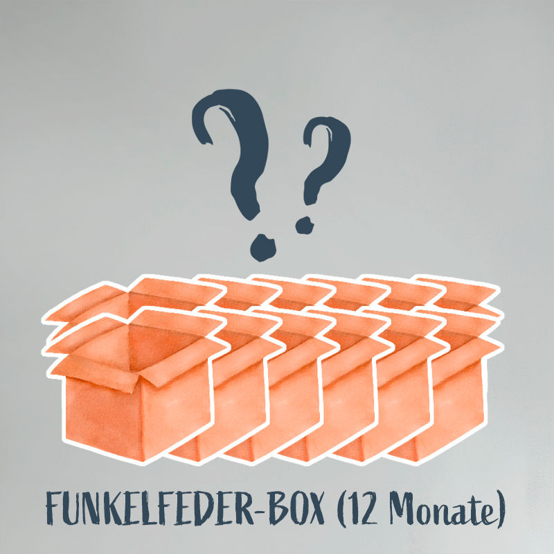 Funkelfeder Post mit Akasha Reading, Briefclub, Snailmail