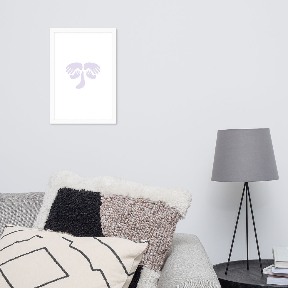 Thumbnail: Faces Poster - Framed