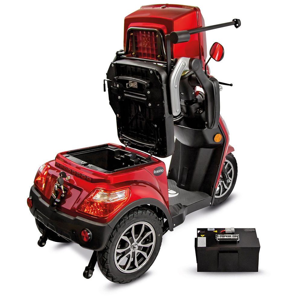 Miniaturbild: Rolektro E-Trike 15V.3 Lithium, Rot
