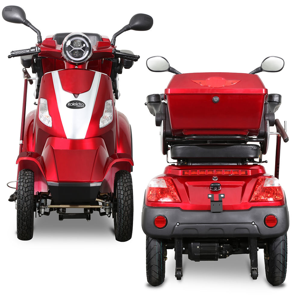 Miniaturbild: Rolektro E-Quad 25 V.2 Blei-Gel, Rot