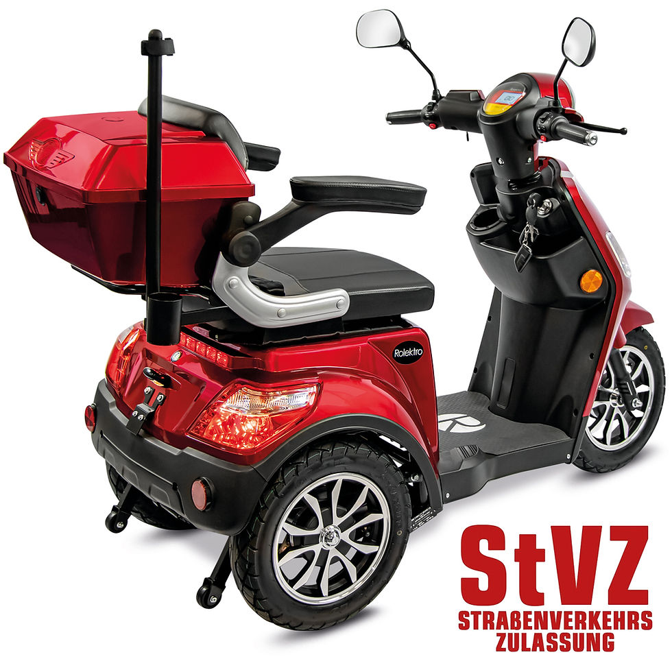 Miniaturbild: Rolektro E-Trike 15V.3 Lithium, Rot