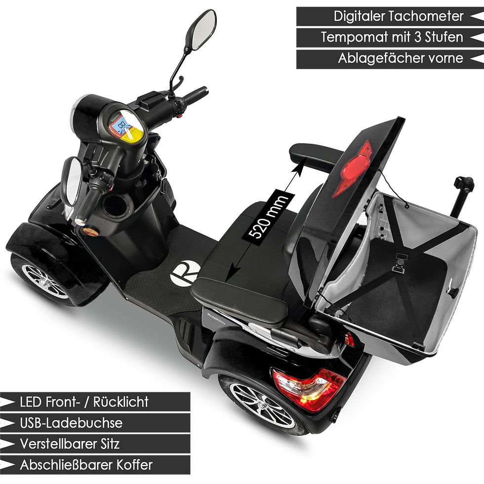 Miniaturbild: E-Quad 25 V.3 Lithium, Schwarz