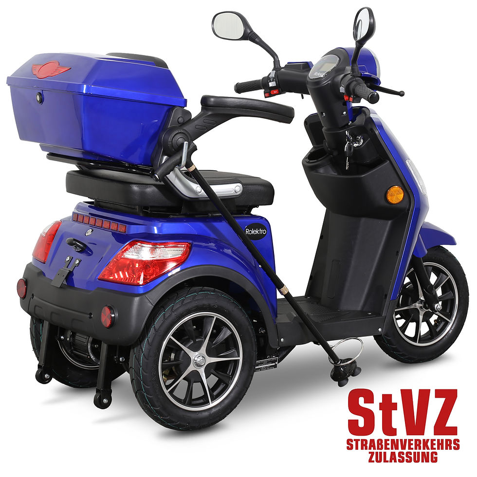 Miniaturbild: Rolektro E-Trike 25V.2 Blei-Gel, Blau