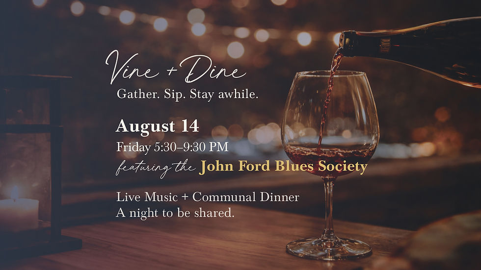 Vine & Dine: John Ford Blues Society
