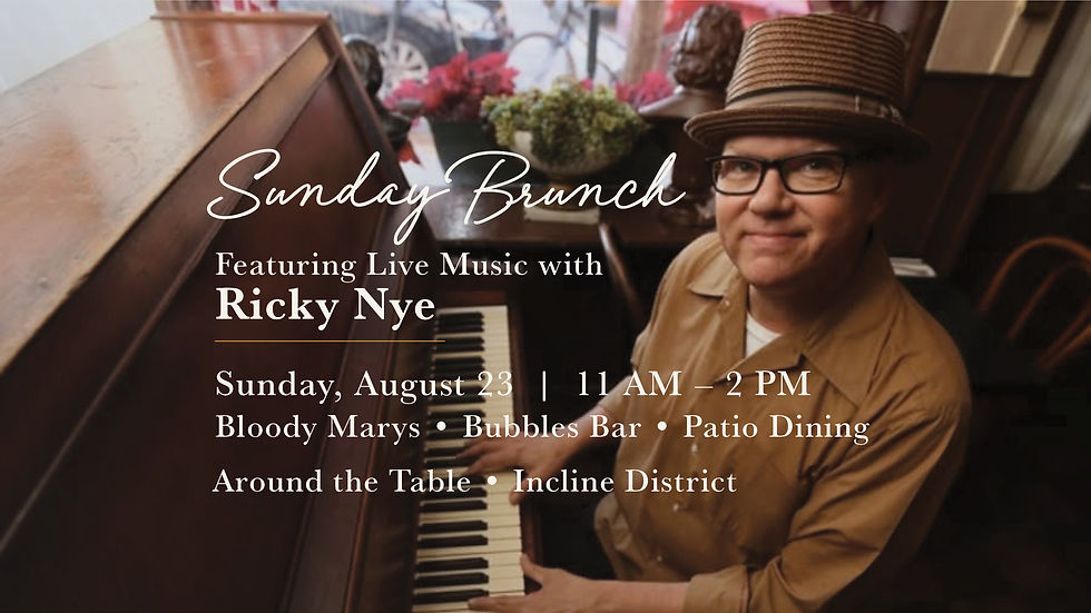 Sunday Brunch with Live Music by Ricky Nye