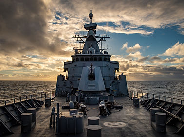RNZN War ship provides support to a task force in the gulf