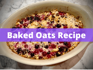 Baked Oats Recipe UK - Simple Baked Oats With Milk
