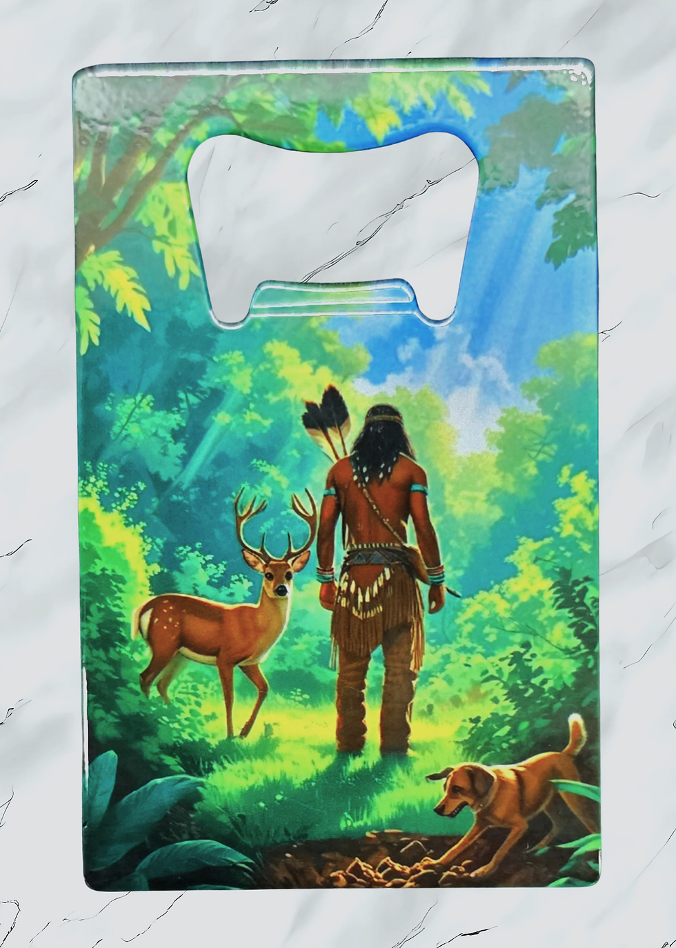 Thumbnail: Woodland Wildlife Steel Bottle Opener