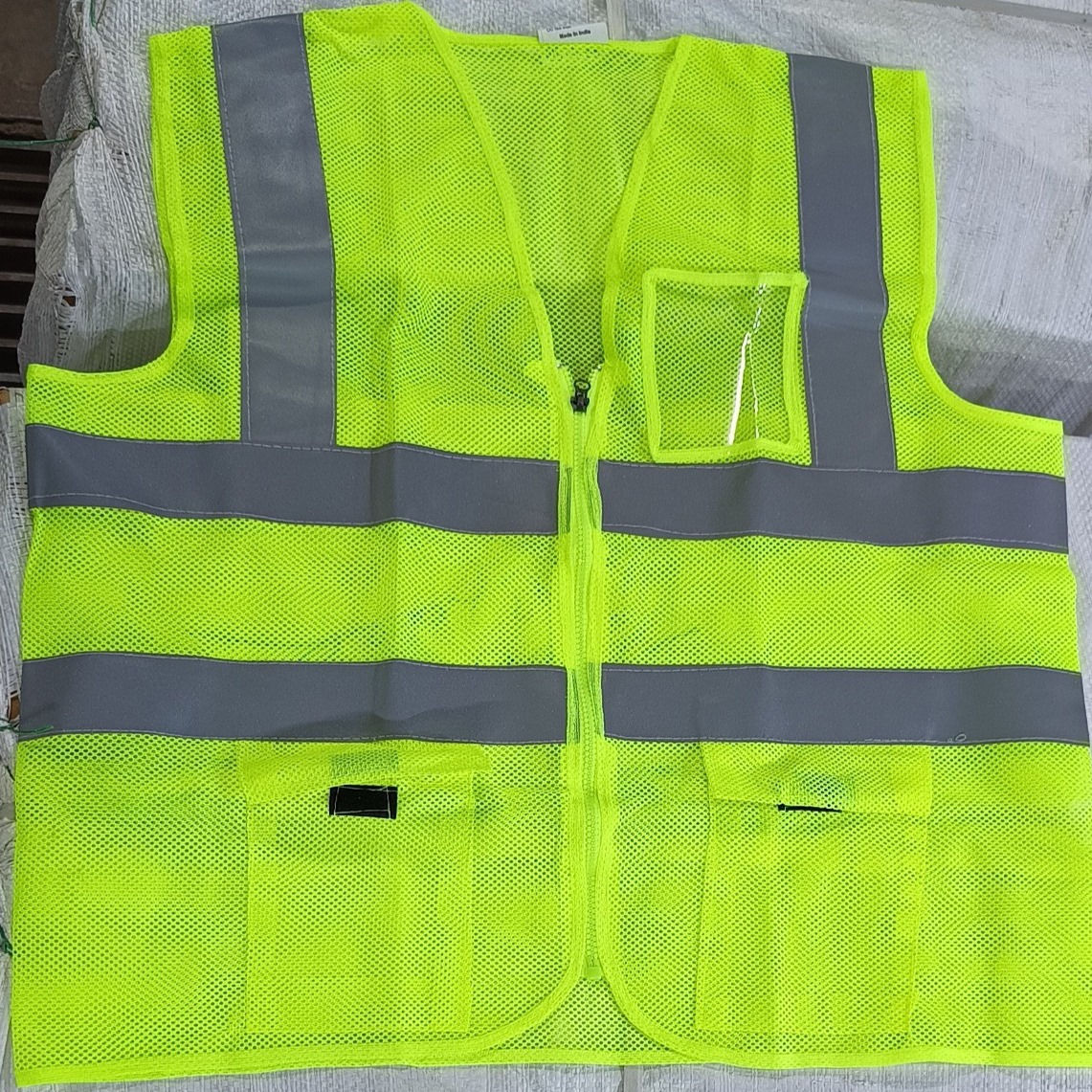 120 GSM Polyester Reflective Safety Jacket