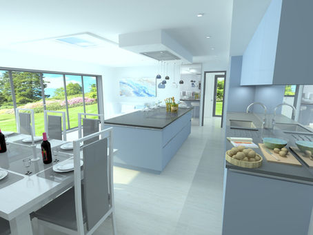 Start with the kitchen tops OR the kitchen colours?