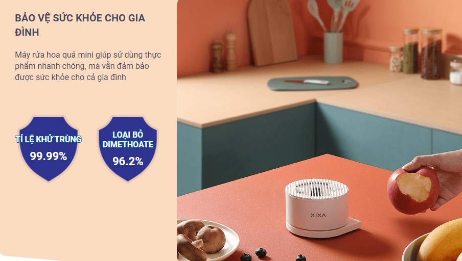 Máy khử độc thực phẩm có thể giúp loại bỏ độc tố.
content media