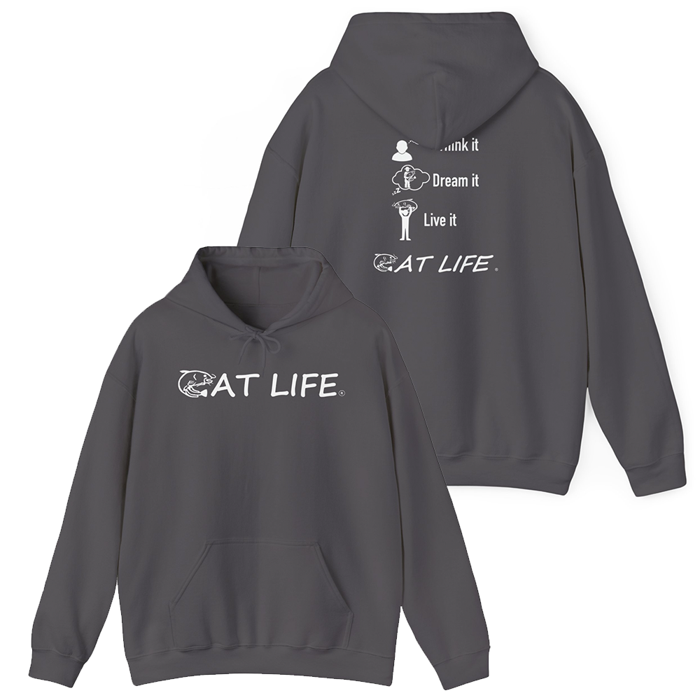 Catlife Think it. Dream it - Unisex Heavy Blend™ Hooded Sweatshirt