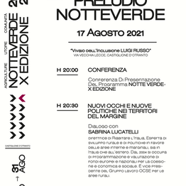 Preludio alla Notte Verde - X edizione con Sabrina Lucatelli