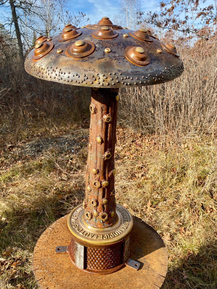 Mushroom sculpture