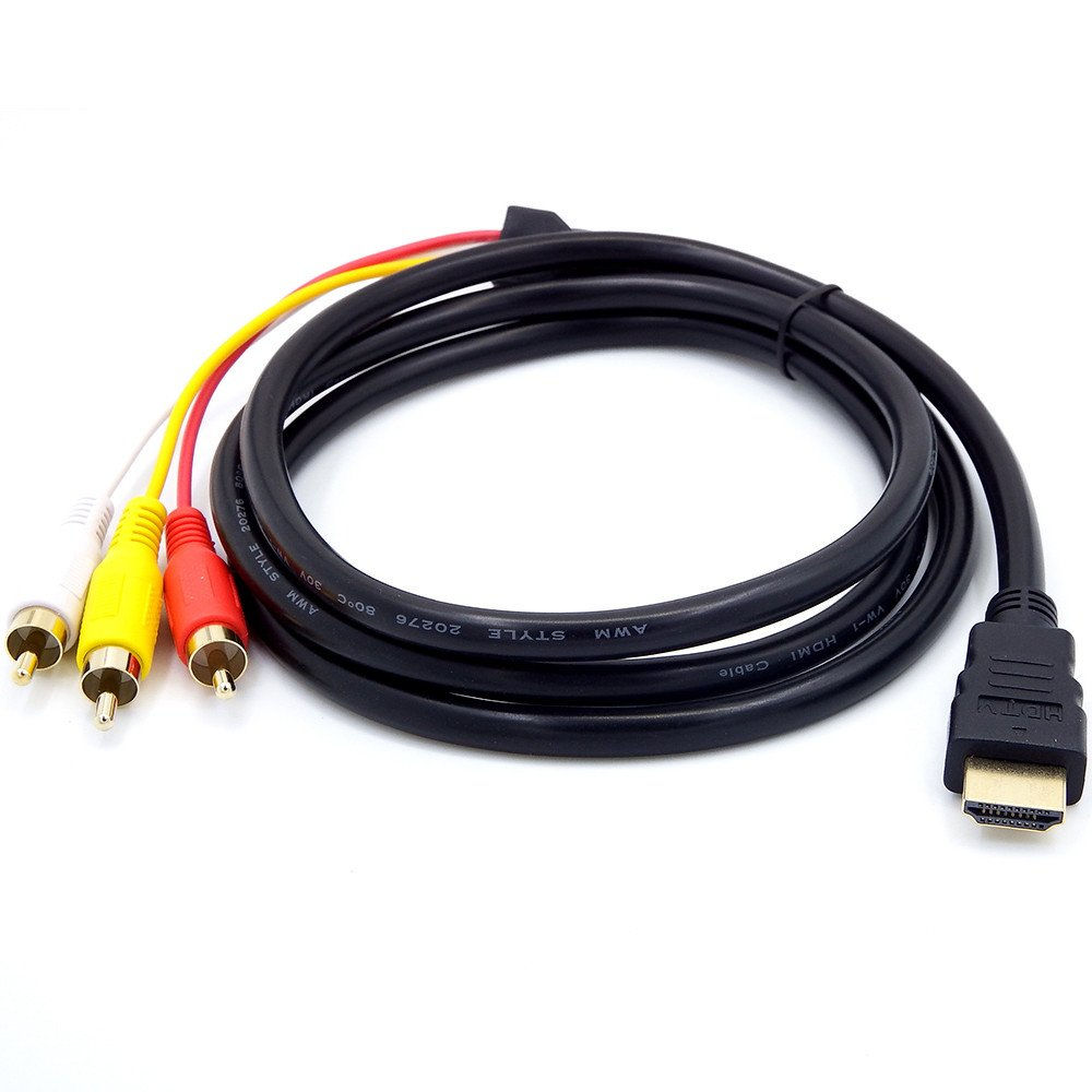 becoler HDMI macho a AV de audio y vídeo