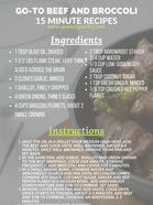 Beef & Broccoli