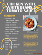 Chicken with White Beans and Tomato Sauce