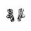 Miniatura: Aretes Hawaii color Plata 