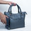 Thumbnail: Concealed Handgun Leather Purse - Grey/Blue