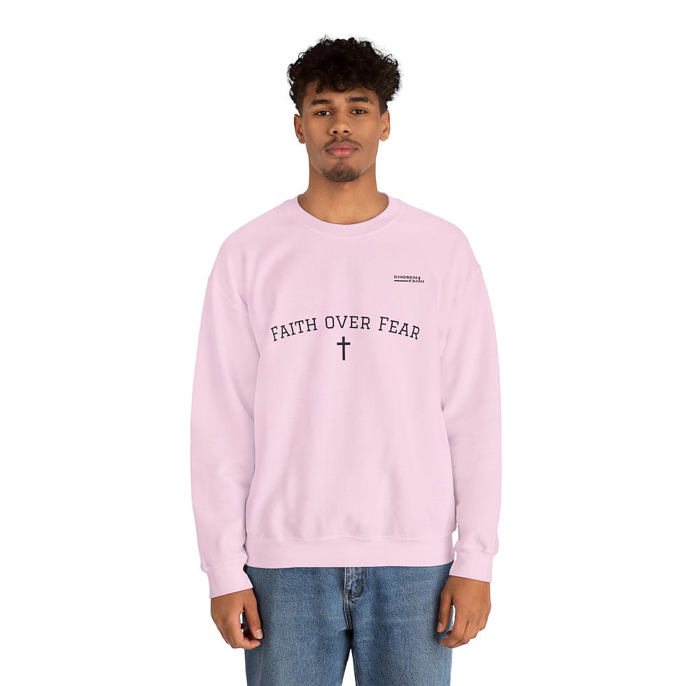 Thumbnail: Faith over Fear - Crewneck Sweatshirt