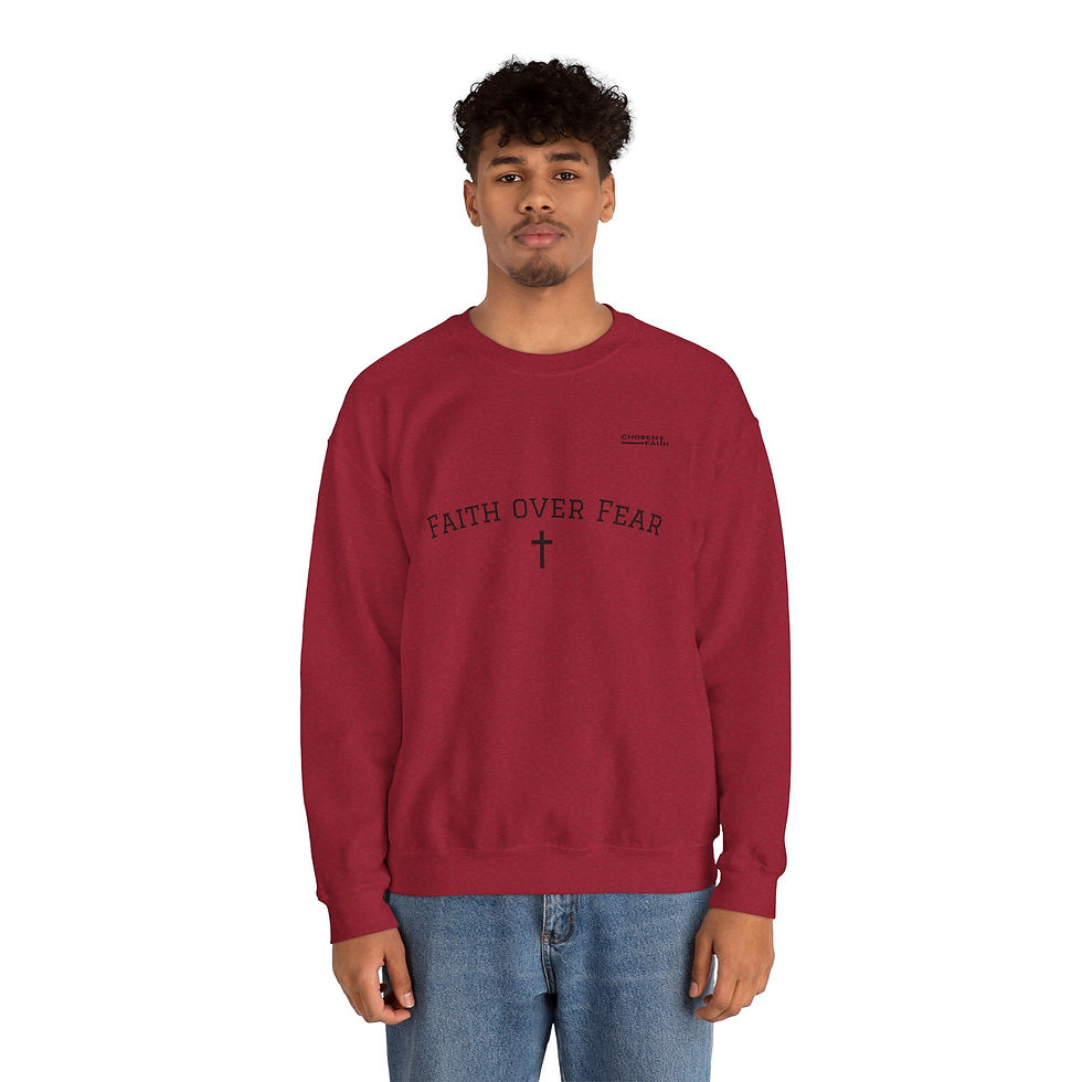 Thumbnail: Faith over Fear - Crewneck Sweatshirt