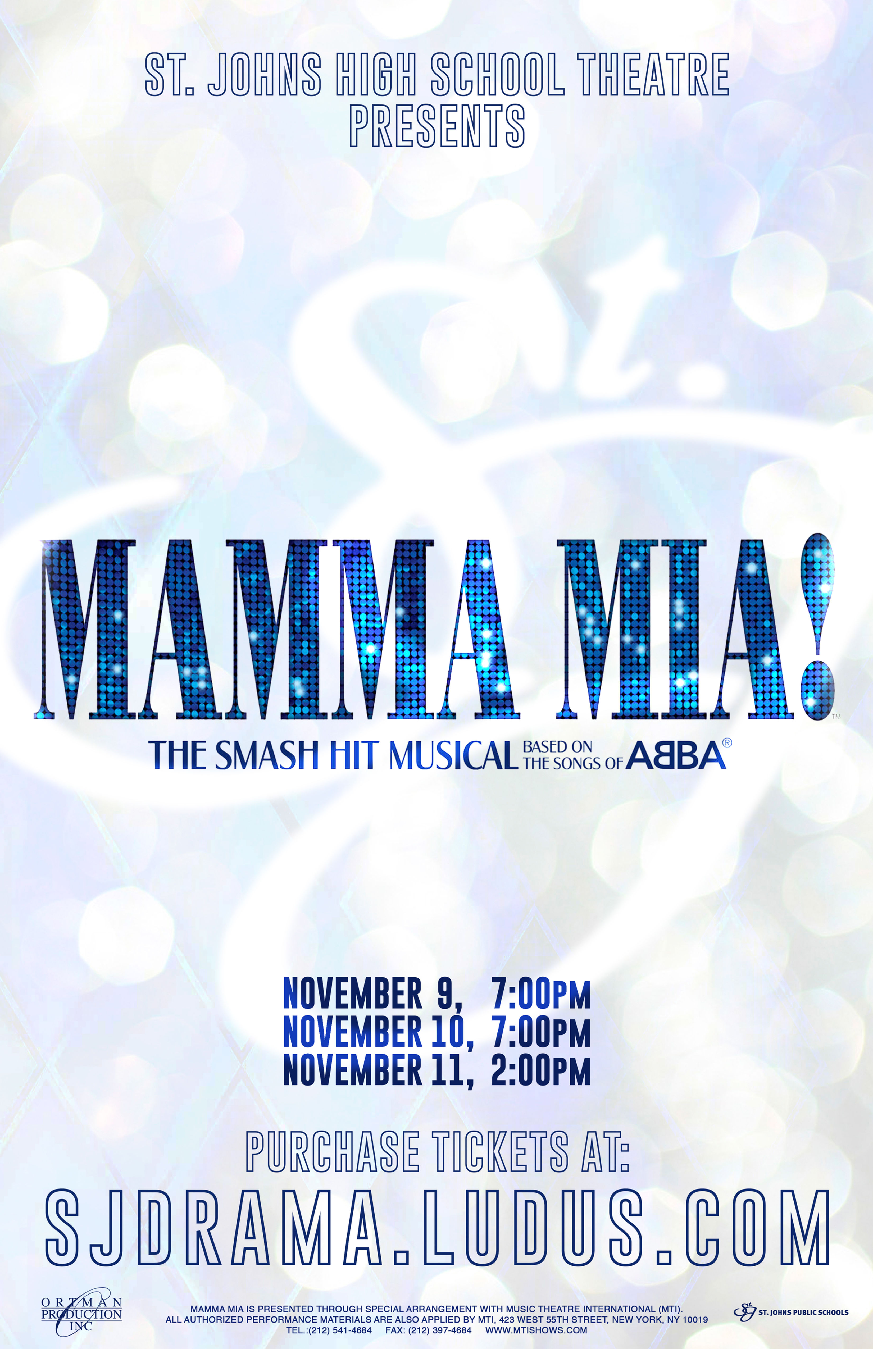 2018 SJHS Theater "Mamma Mia"
