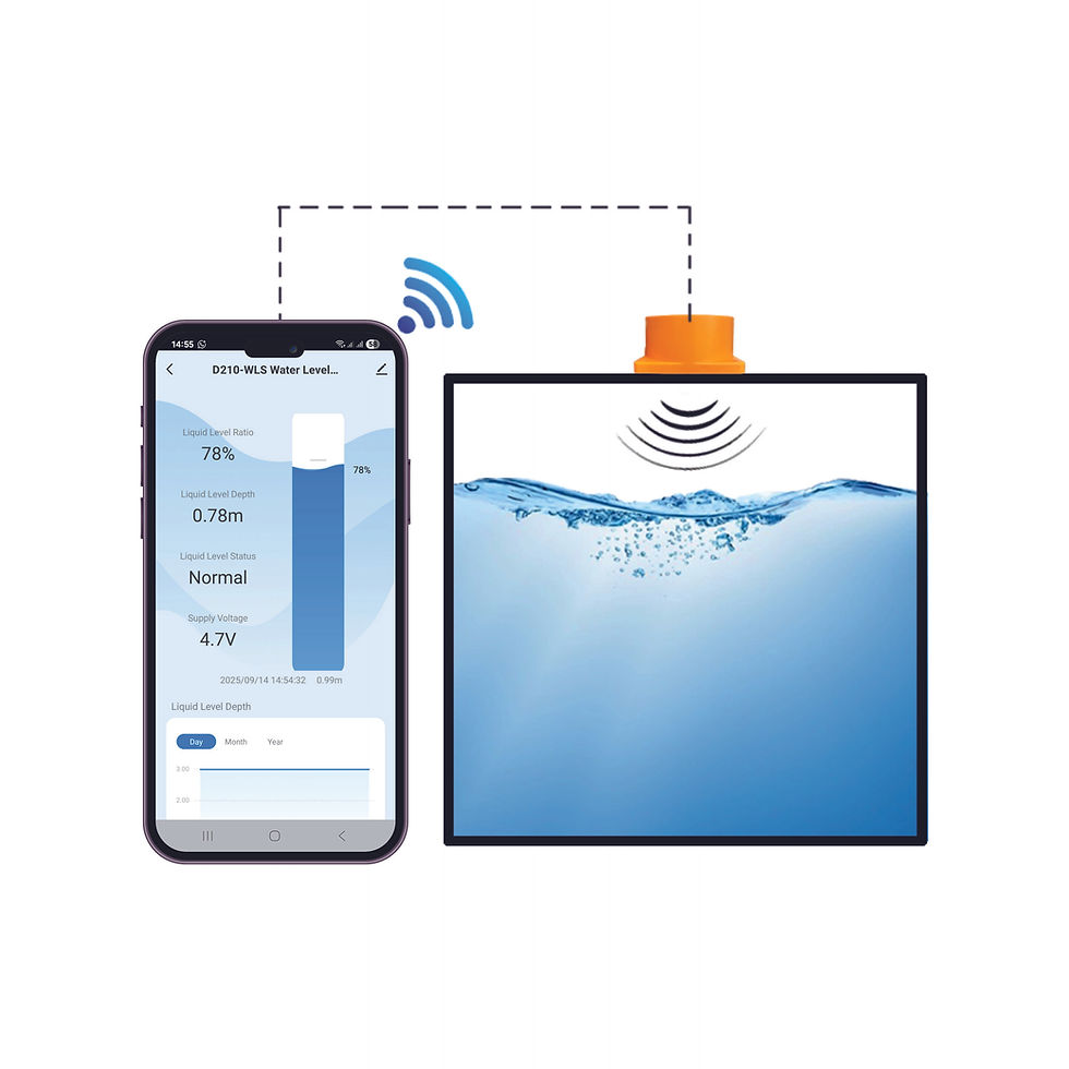 Thumbnail: DENWA D210-WLS Smart WiFi Water Level Sensor