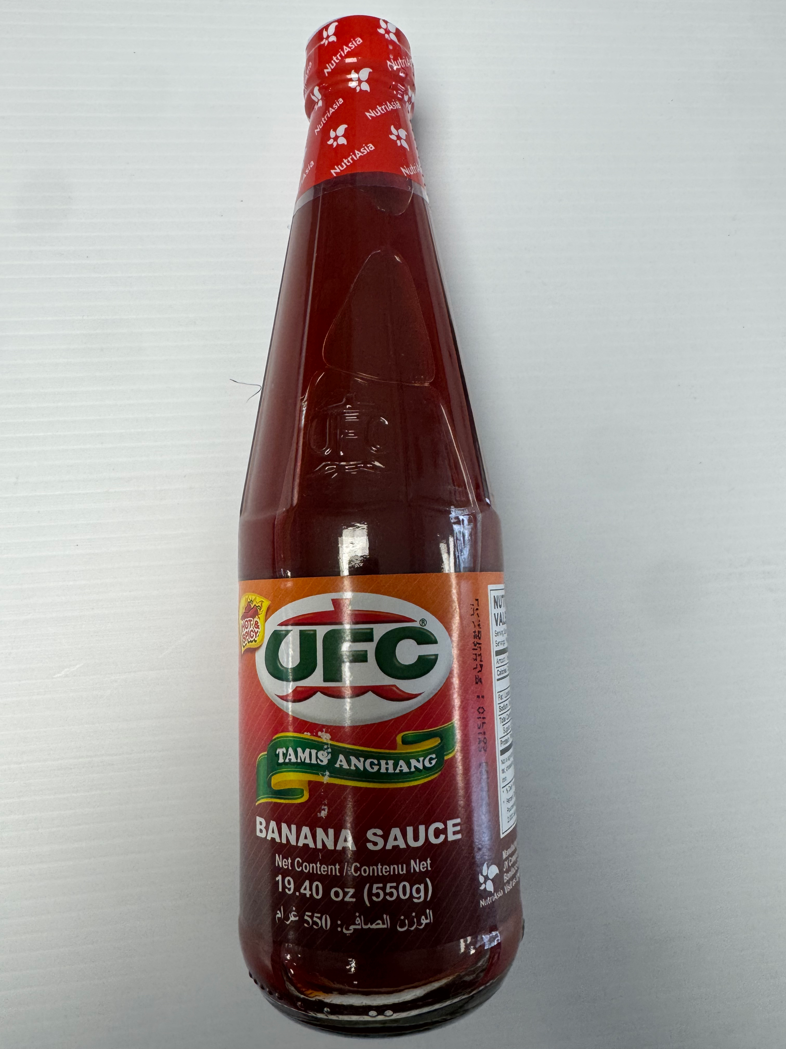 UFC Banana Sauce Hot & Spicy 550g