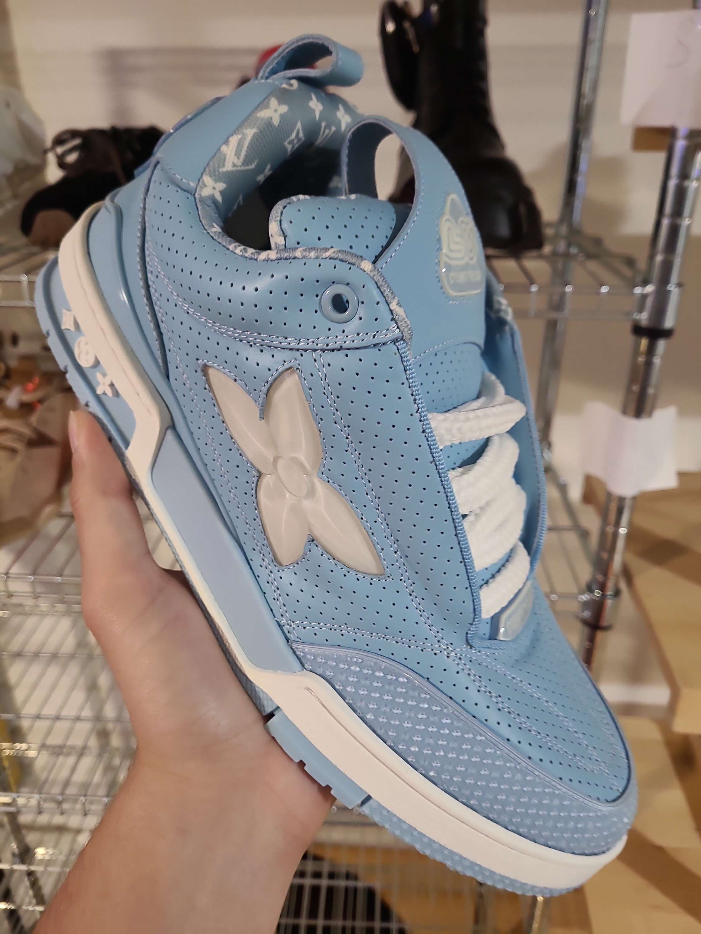 Lv Blue shoes