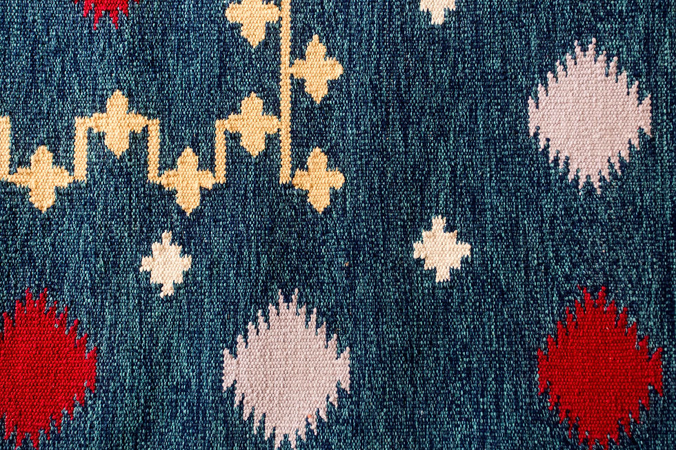 Thumbnail: Champa: Handwoven cotton dhurrie (Ready-to-ship)