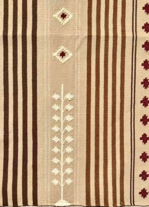 Thumbnail: Savera: Handwoven cotton dhurrie